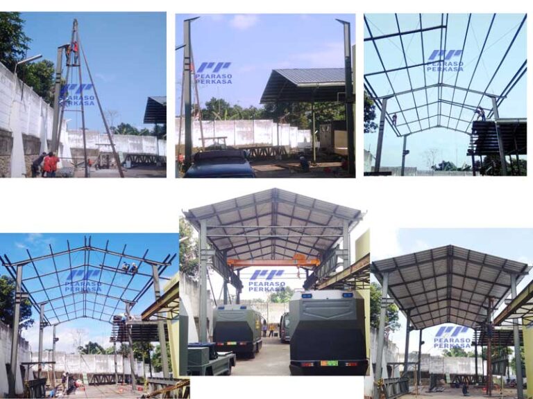 Fabrikasi Konstruksi Pabrik Gudang