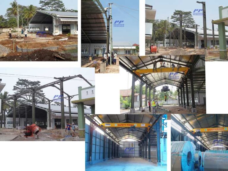 Fabrikasi Konstruksi Pabrik Gudang