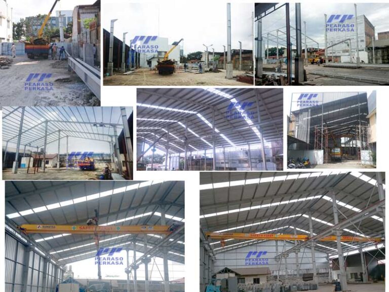 Fabrikasi Konstruksi Pabrik Gudang