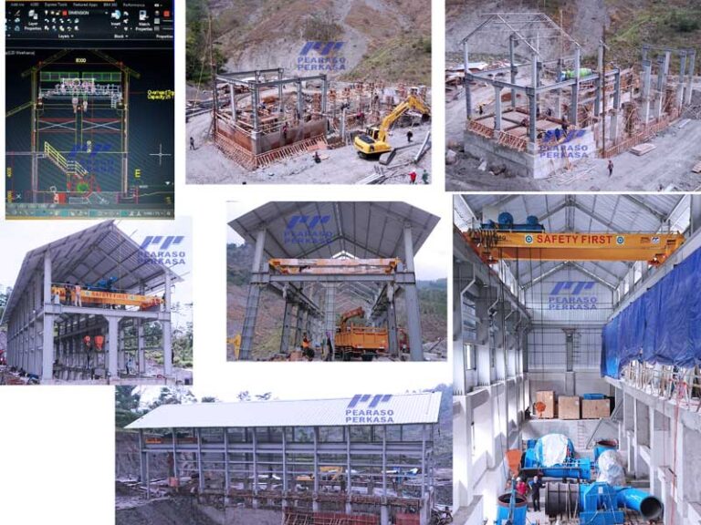 Fabrikasi Konstruksi Pabrik Gudang